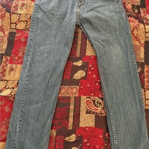 Levi’s 502 Regular Taper Washed Dark Indigo Jeans 34x34